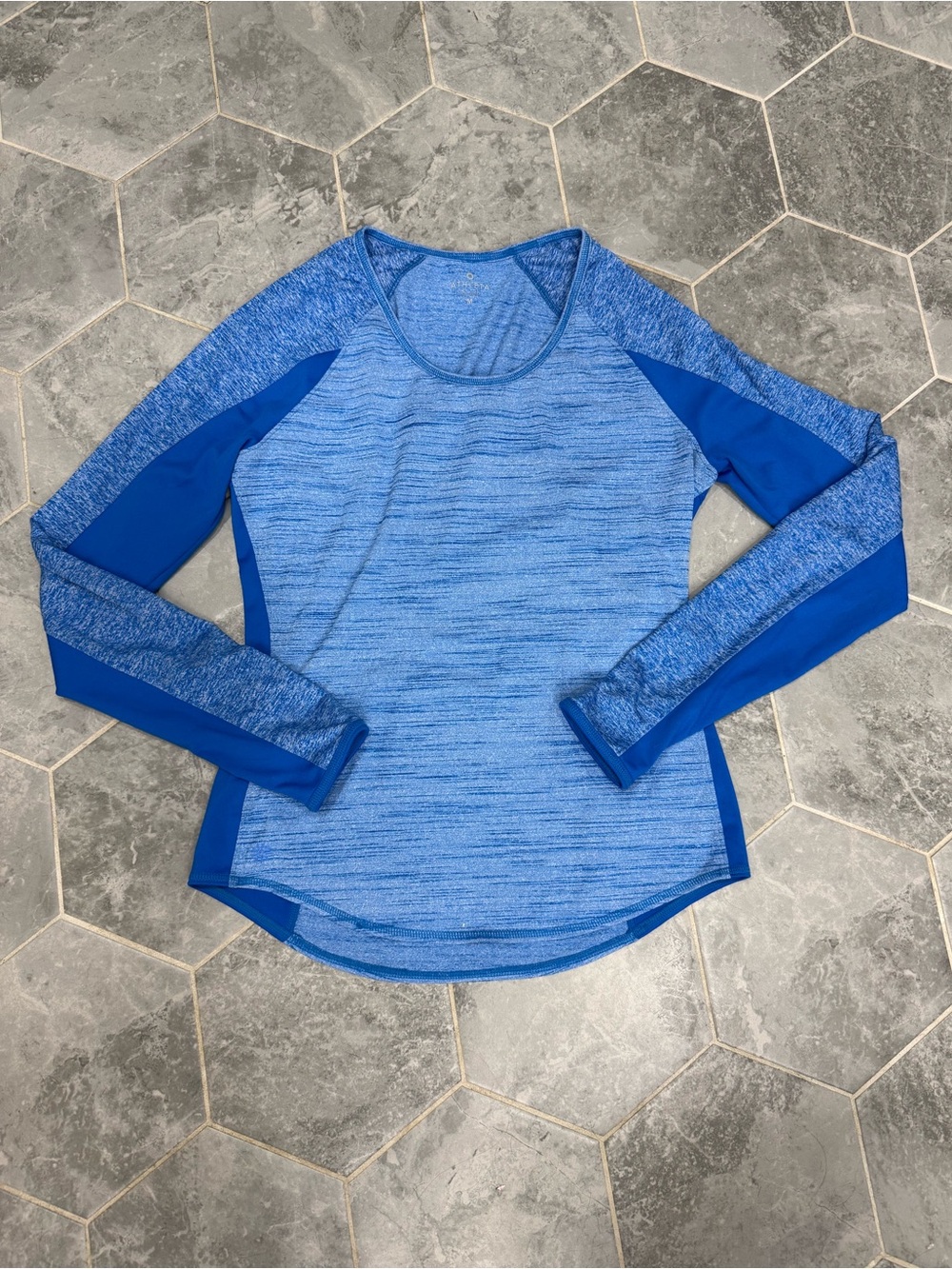 Athleta Running Wild Mix Crew long-sleeve tee